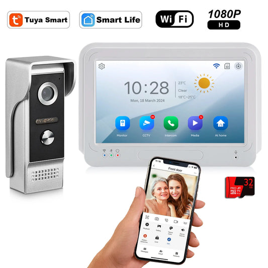 Smart deurbel met video voor veilige communicatie