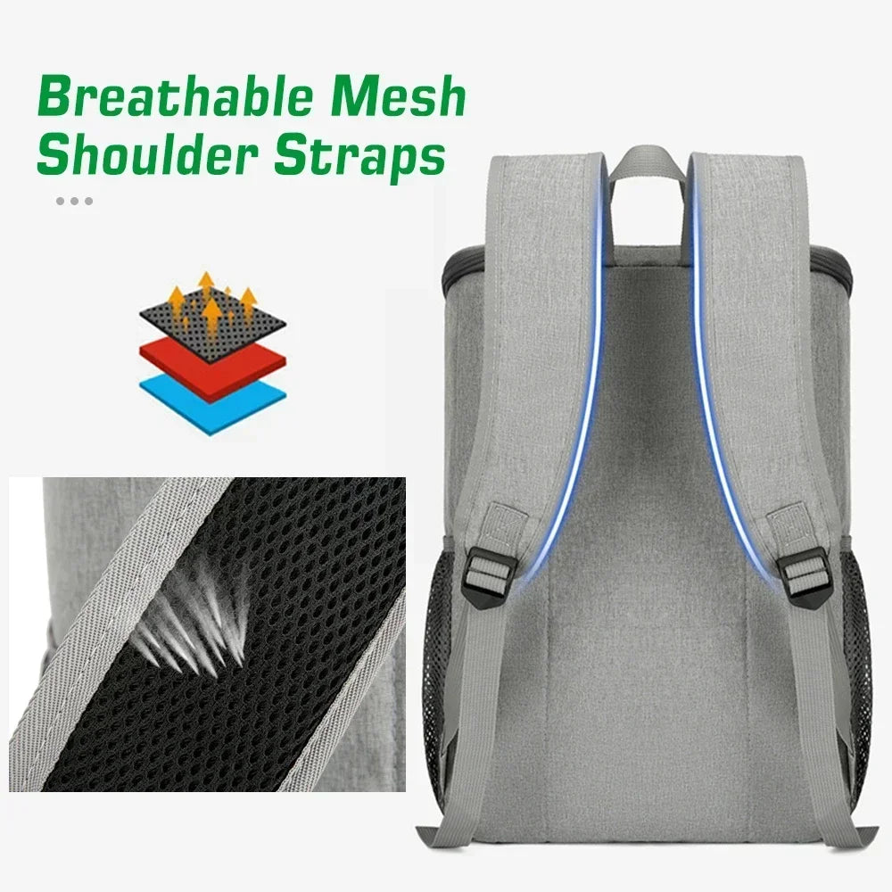 Handbagage rugzak met flessenhouder en laptopvak