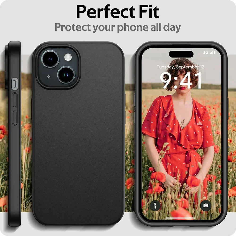 Glanzend telefoon hoesje met metallic finish