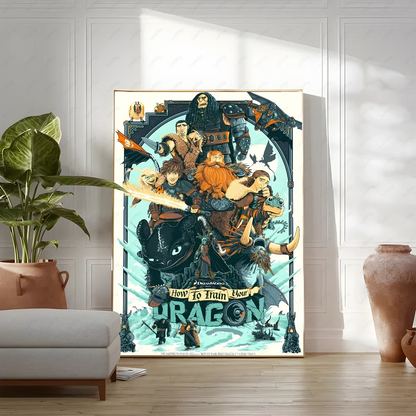 Poster met illustratie – Speels en uniek
