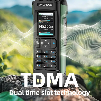 Walkie talkie professioneel met headset