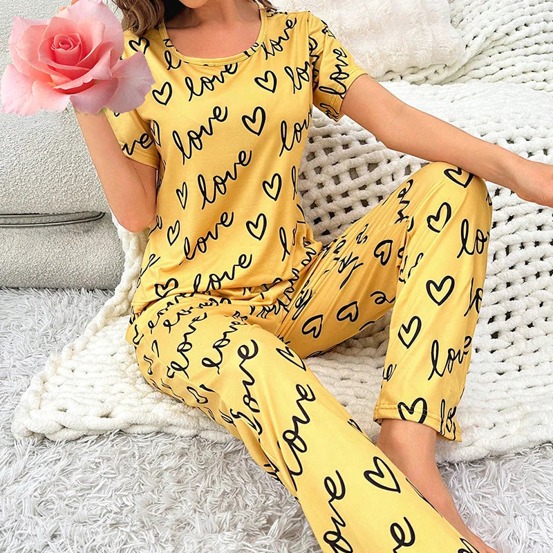 Dames pyjama Zeeman met dierenprints