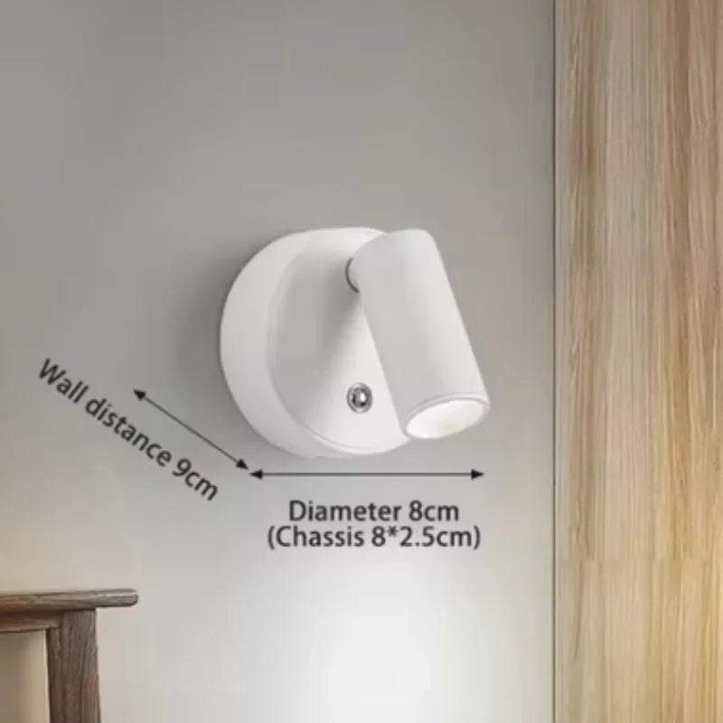 Wandlamp met batterijen in industriële stijl – Robuuste uitstraling
