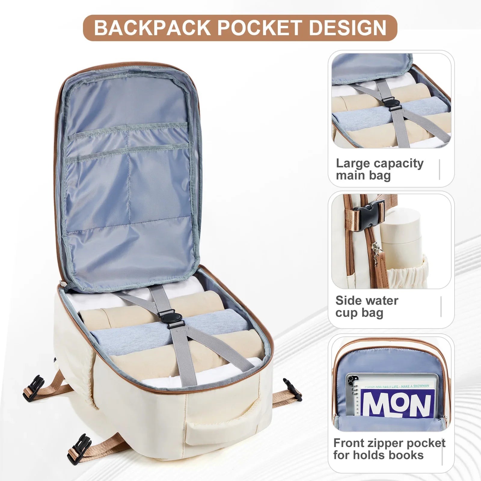 Rugzak als handbagage voor korte trips