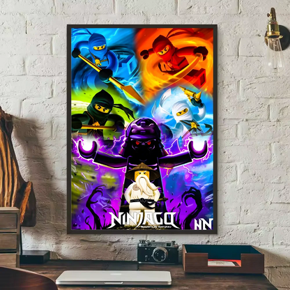 Poster in beige en zandtinten