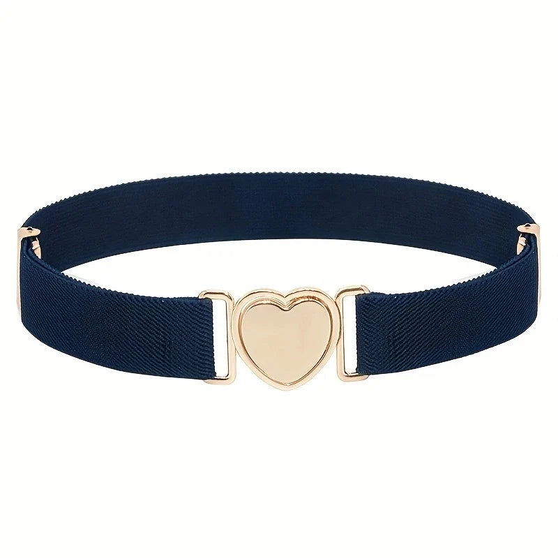 Riem in beige tint met houten gesp