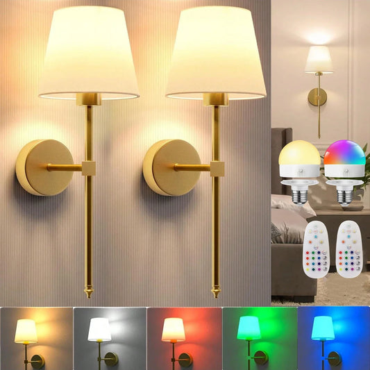 Moderne wandlamp IKEA op batterijen – Scandinavisch design