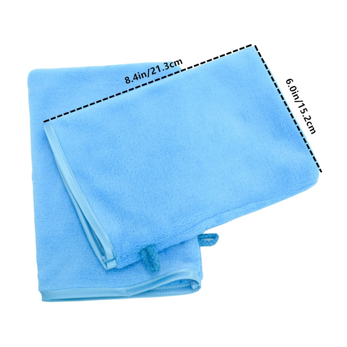 Washandje met lusje voor ophangen – Praktisch detail