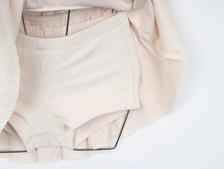 Badpak jurk met hoge taille – Flatteert de buikzone