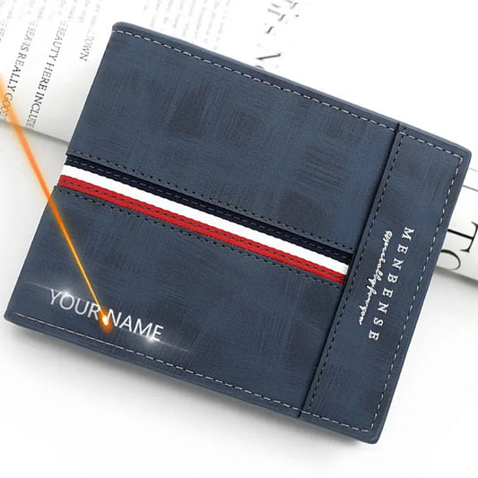 Lederen herenportemonnee met ruimte voor briefgeld – Klassiek model