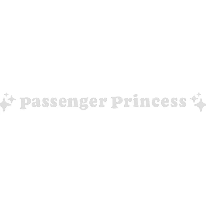 auto stickers - Passenger Princess sticker voor persoonlijke flair