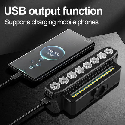 USB-oplaadbare LED fietslampjes