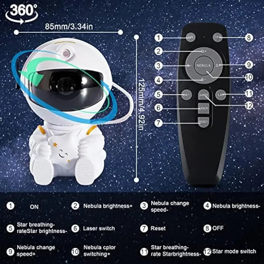 Smart sterrenhemel projector met app-bediening
