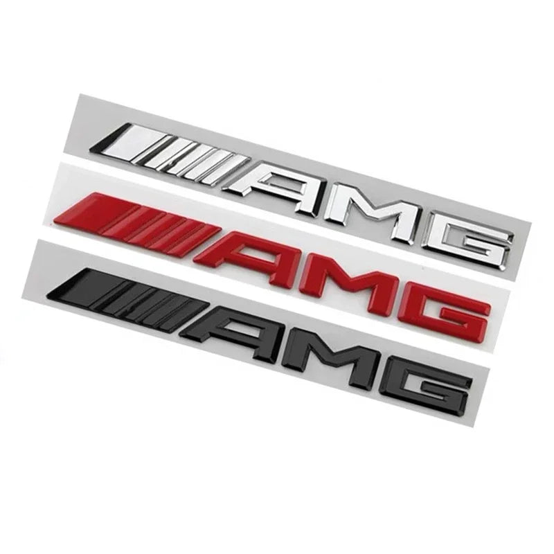 Auto stickers - Zwarte en zilveren AMG ontwerpen voor unieke styling