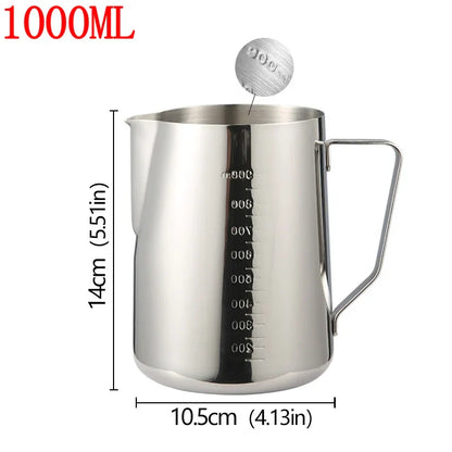 Koffie accessoires set met tamper en melkkannetje