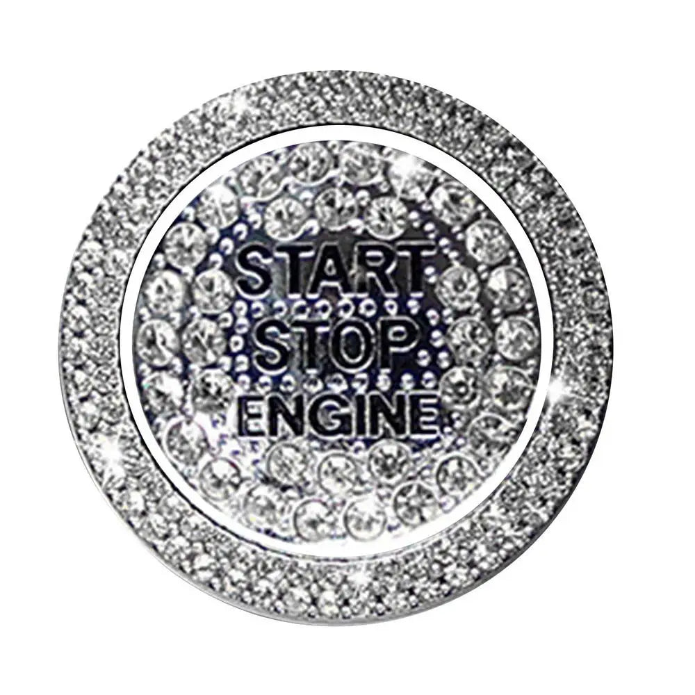 Auto stickers - Sparkling startknop stickers voor unieke uitstraling