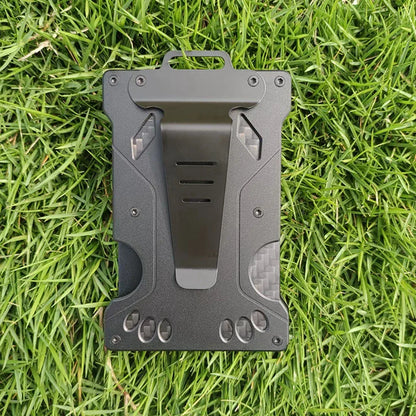Pasjes houder heren met metalen behuizing – Extra stevig