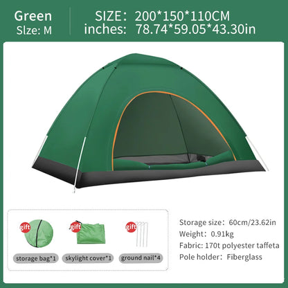Action pop up tent – Betaalbare kampeeroplossing