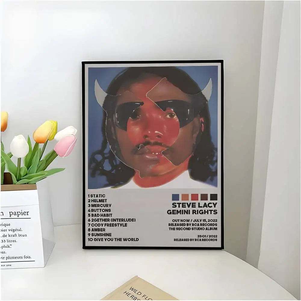 Poster met botanisch motief