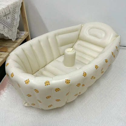 Standaard babybadje met opbergnet