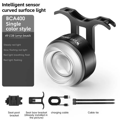 LED fietslamp met universele montageclip