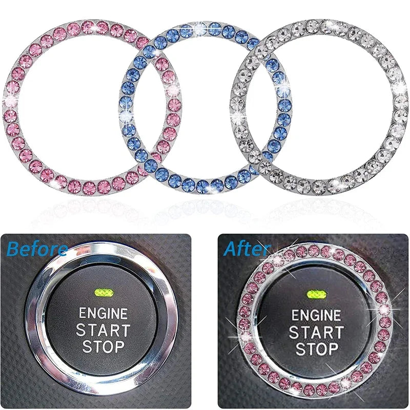 auto stickers - glinsterende sleutelgat stickers voor unieke autostyling