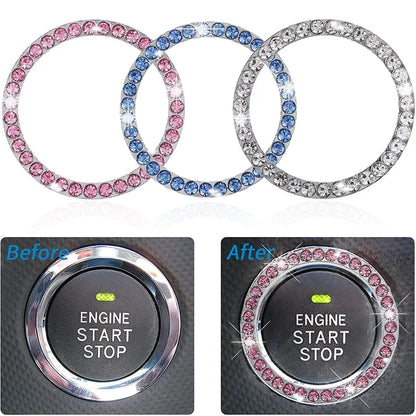 auto stickers - glinsterende sleutelgat stickers voor unieke autostyling