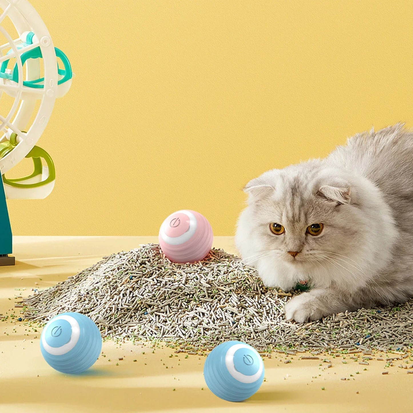 Kattenspeelgoed met LED-licht – Voor jacht in het donker