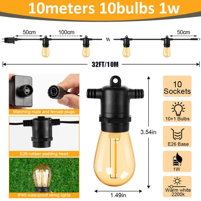 Transparante licht slinger – Voor een subtiel effect