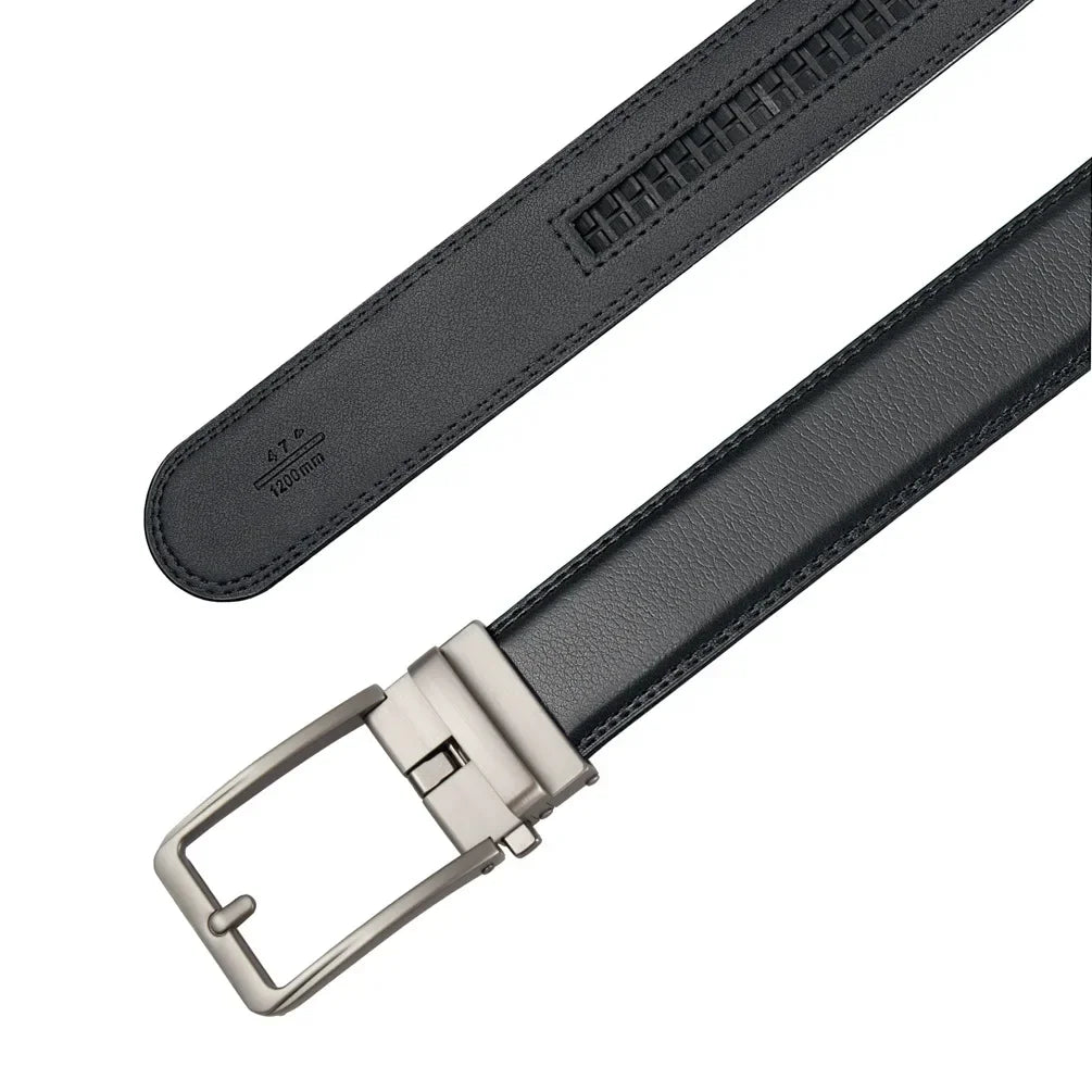 Formele herenriem met luxe lederen uitstraling
