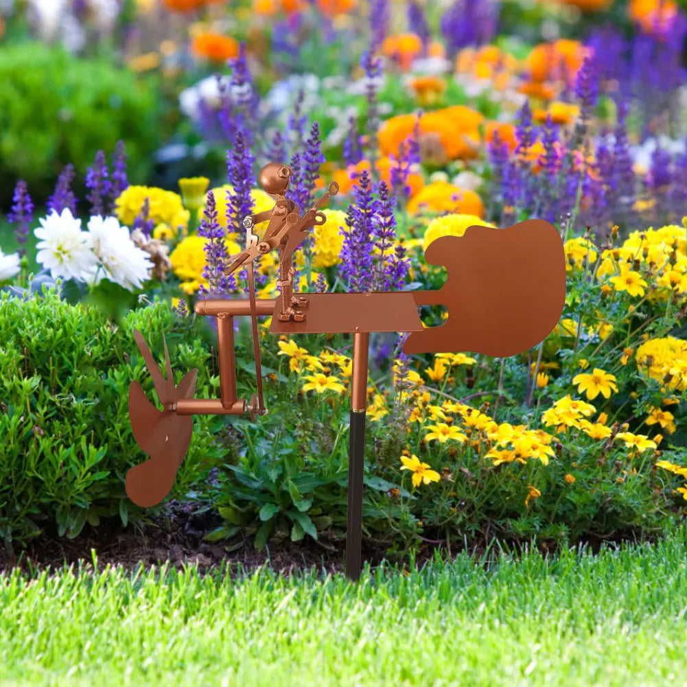 Vintage lantaarn als sfeermaker in tuin