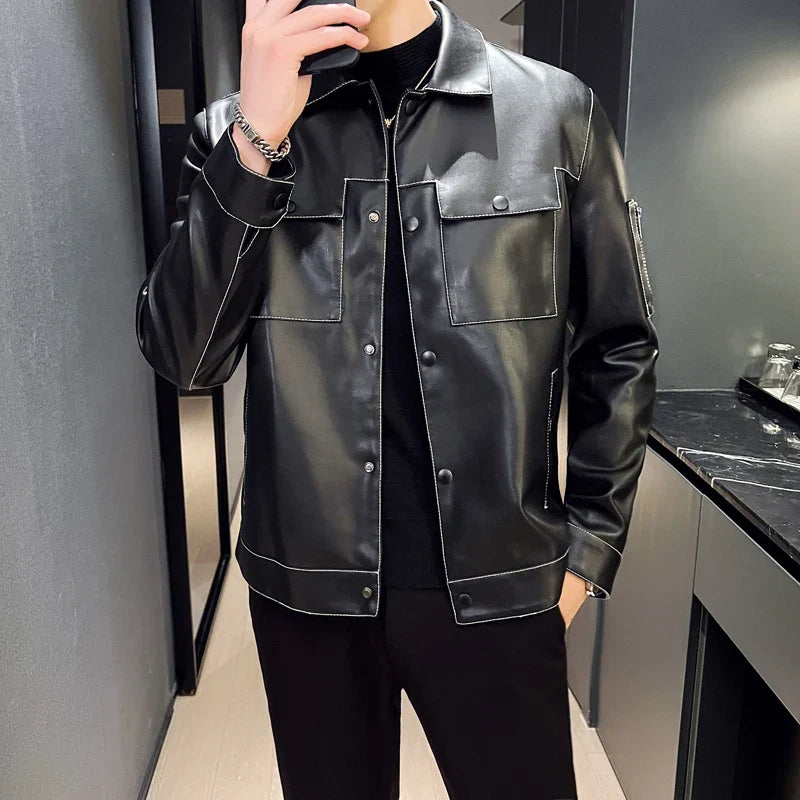 Leren jassen voor mannen in oversized look – Trendy keuze