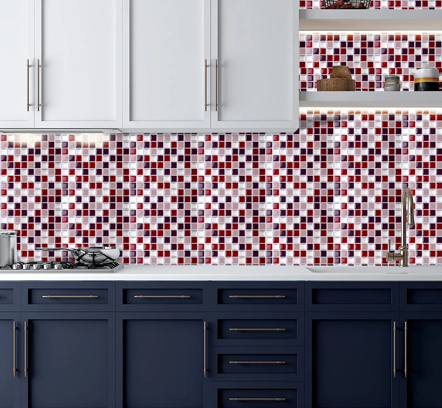 Mozaiek tegels met parelmoer effect – Elegantie en glans