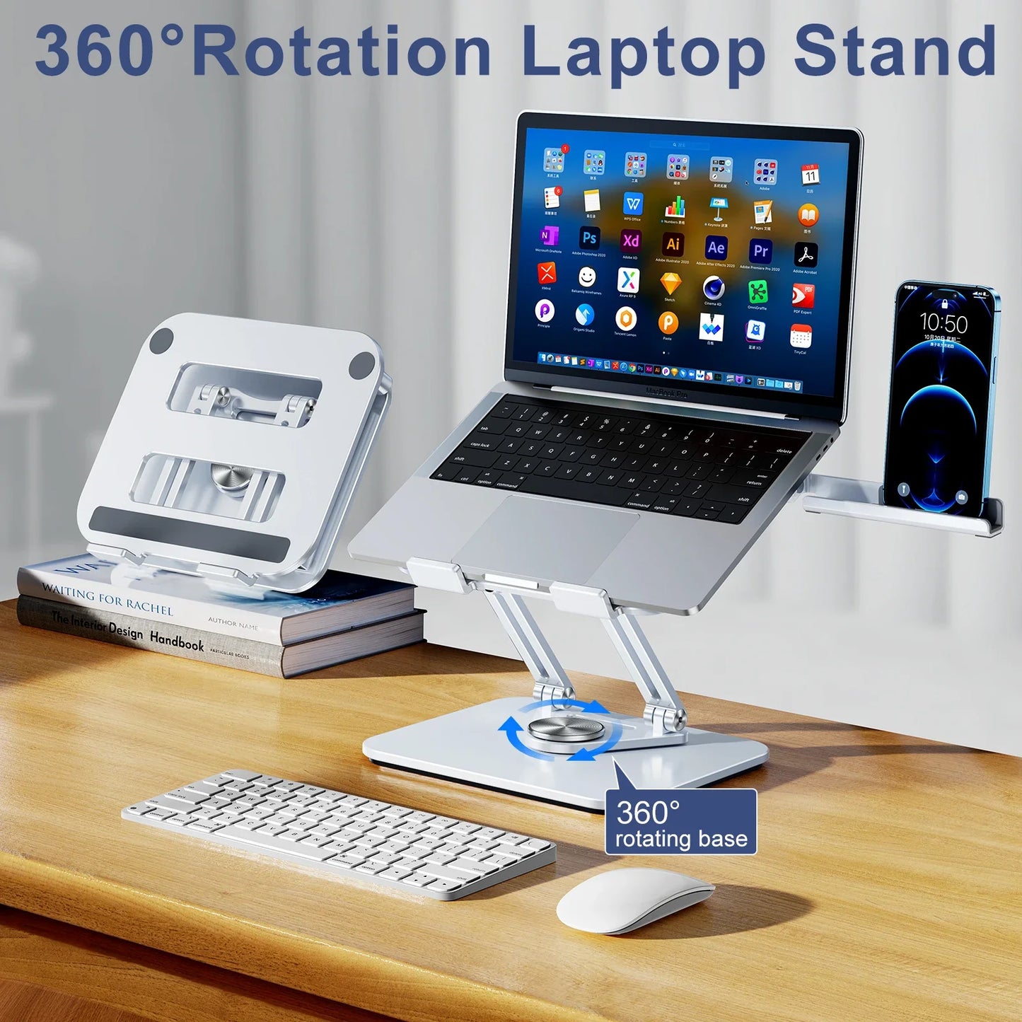 Aluminium laptop standaard met moderne uitstraling