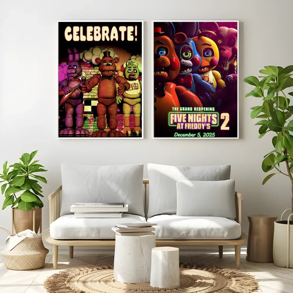 Abstracte poster in neutrale kleuren