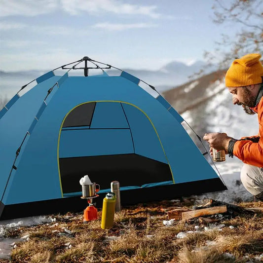 Pop-up tent met binnentent – Extra comfort en bescherming