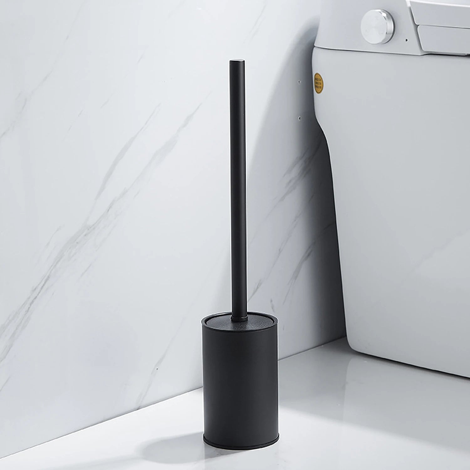 WC borstel in rotan houder – Natuurlijk en decoratief