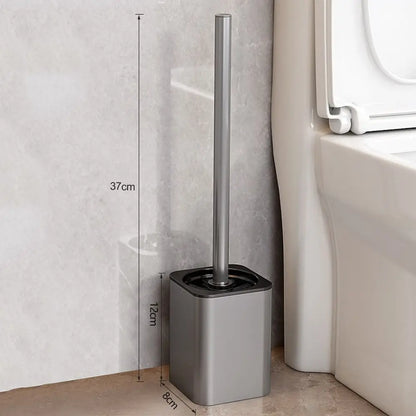 Toiletborstel met houder voor vloer – Stabiele plaatsing
