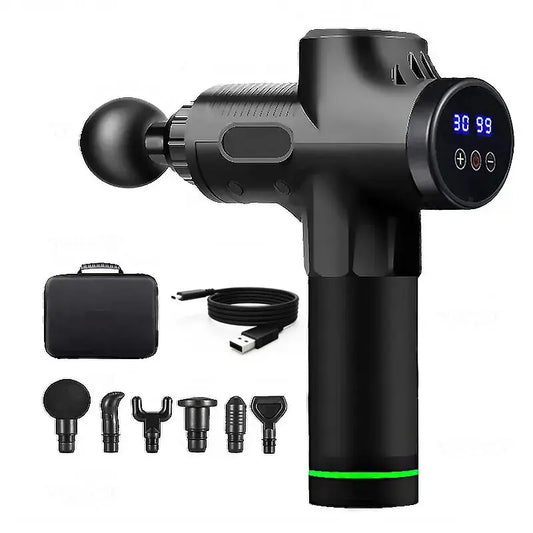 Compacte massage gun – Past in elke sporttas