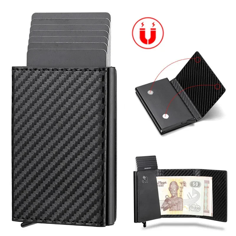 Pasjeshouder met metalen behuizing en rubber grip – Extra stevig