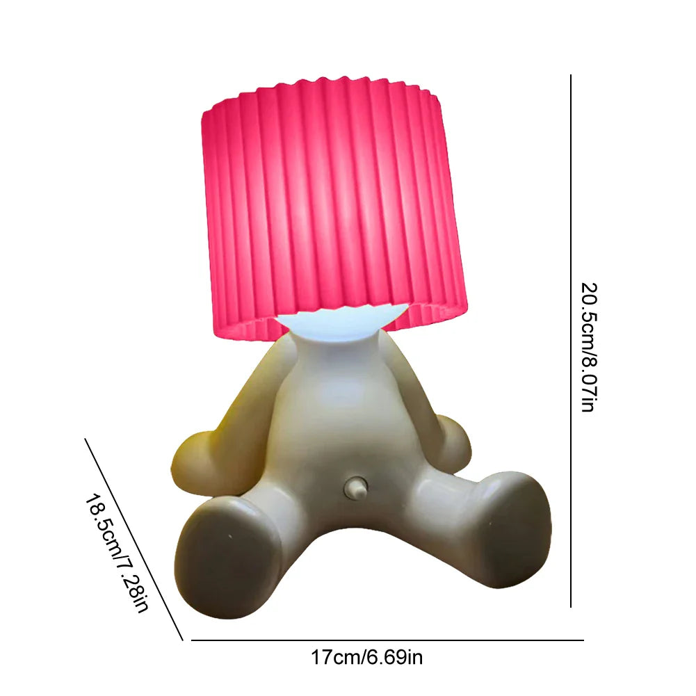 Nachtkast lampje met extra lange kabel – Flexibel in gebruik