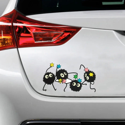 Auto stickers - Speelse figuren voor een unieke achterruit