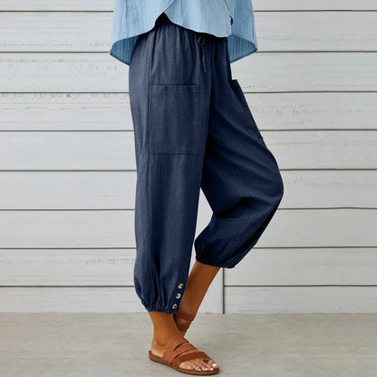 Linnen broek dames met split – Subtiel en stijlvol detail