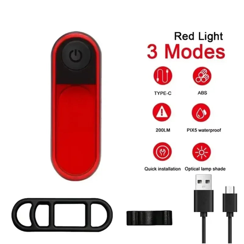 Heldere LED fietslamp met duurzame batterij