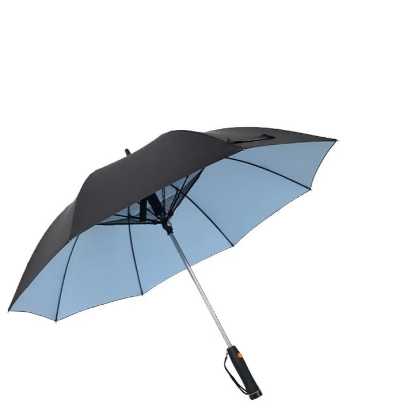 Paraplu met UV-bescherming voor zonnige regen