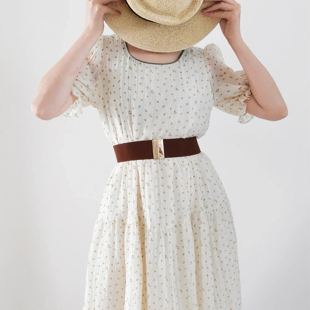 Minimalistische riem dames in neutrale tint