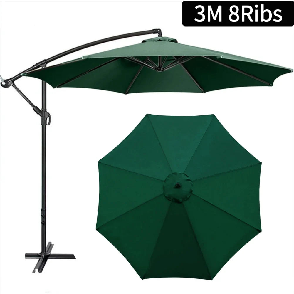 Grote parasol voor gezinsgebruik