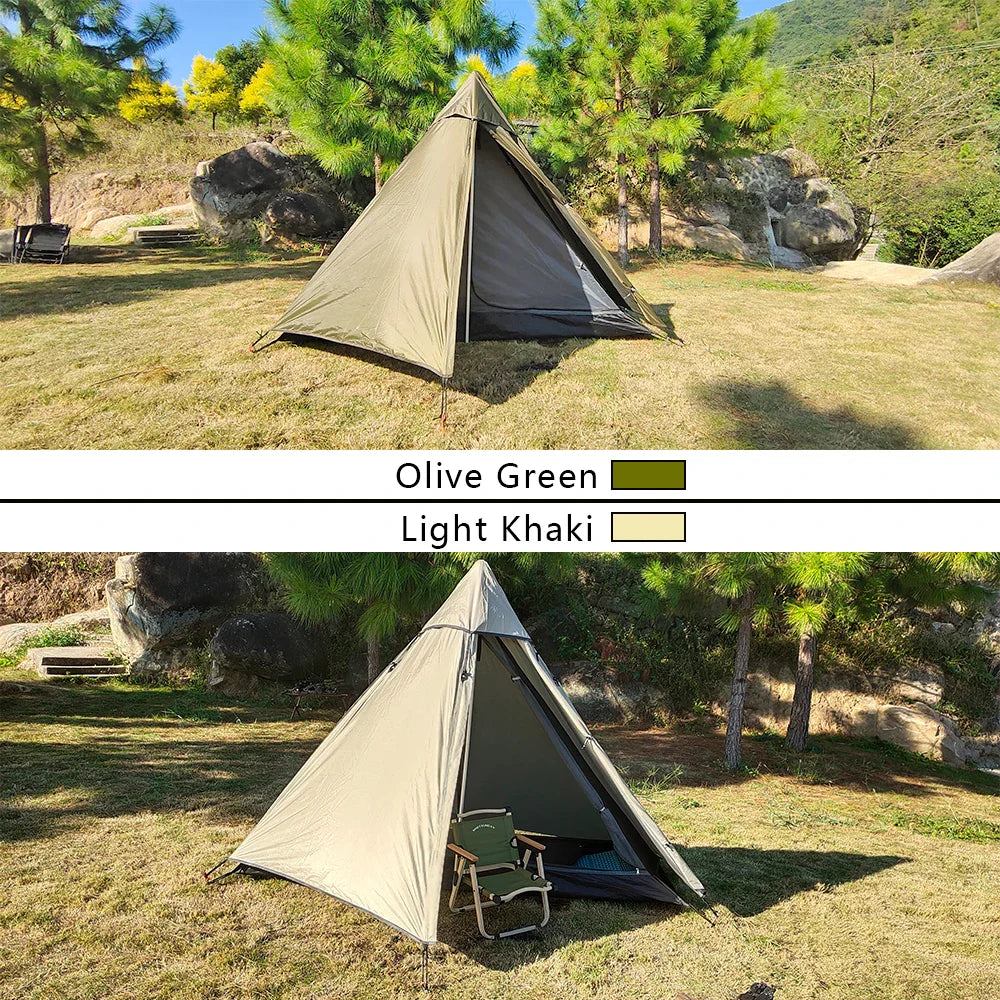 Grote camping tent met aparte ingangen – Voor meer privacy