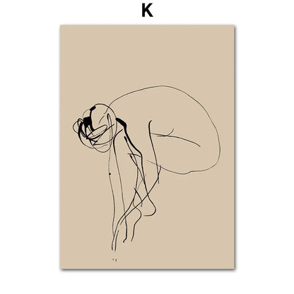 Posterstore decor voor minimalistisch interieur