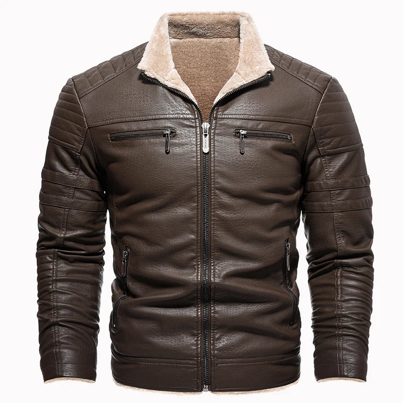 Stoere leren jas heren – Een echte eyecatcher